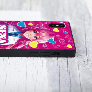 iPhoneケース背面ガラススクエア