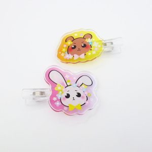 アクリルヘアクリップ