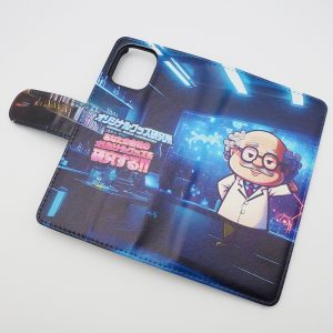 手帳型iPhoneケースフリップあり