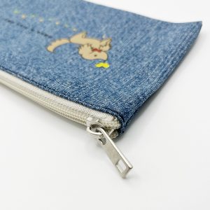 デニムフラットポーチ