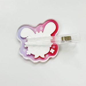 アクリルヘアクリップ