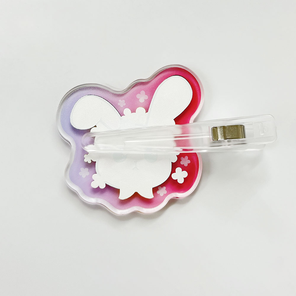 アクリルヘアクリップ②