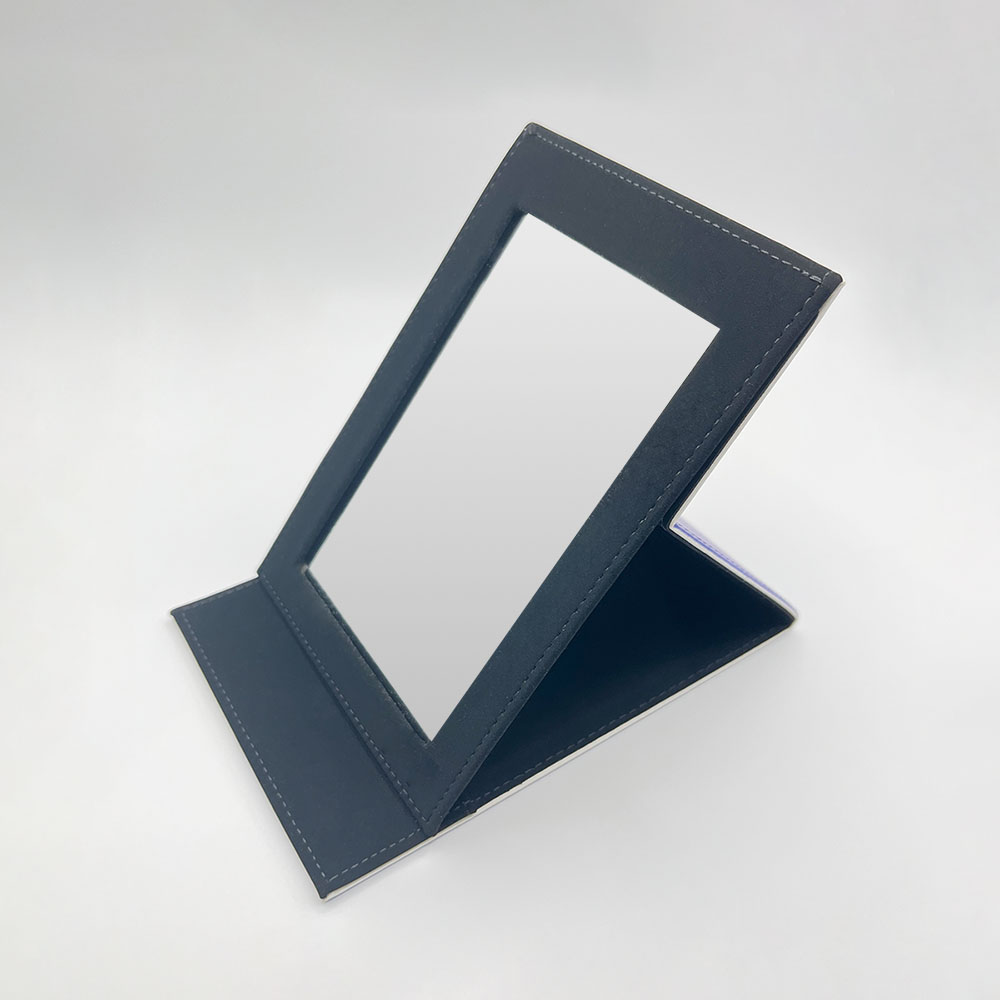 PUレザー折り畳みミラー②