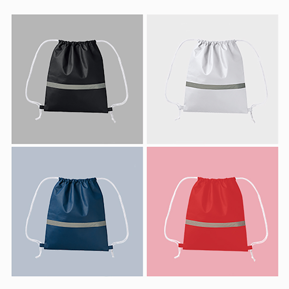 不織布リフレクター付巾着リュック③